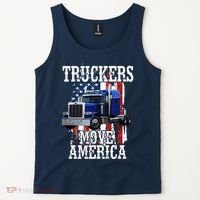Move America Truckers USA Tank Top thumb 2