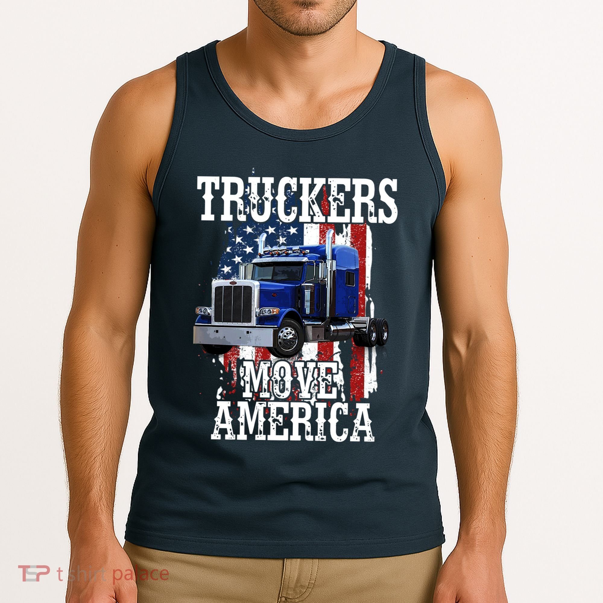 Move America Truckers USA Tank Top