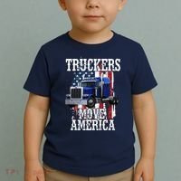 Move America Truckers USA Toddler T-Shirt thumb 2