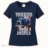 Move America Truckers USA Women's T-Shirt thumb 0