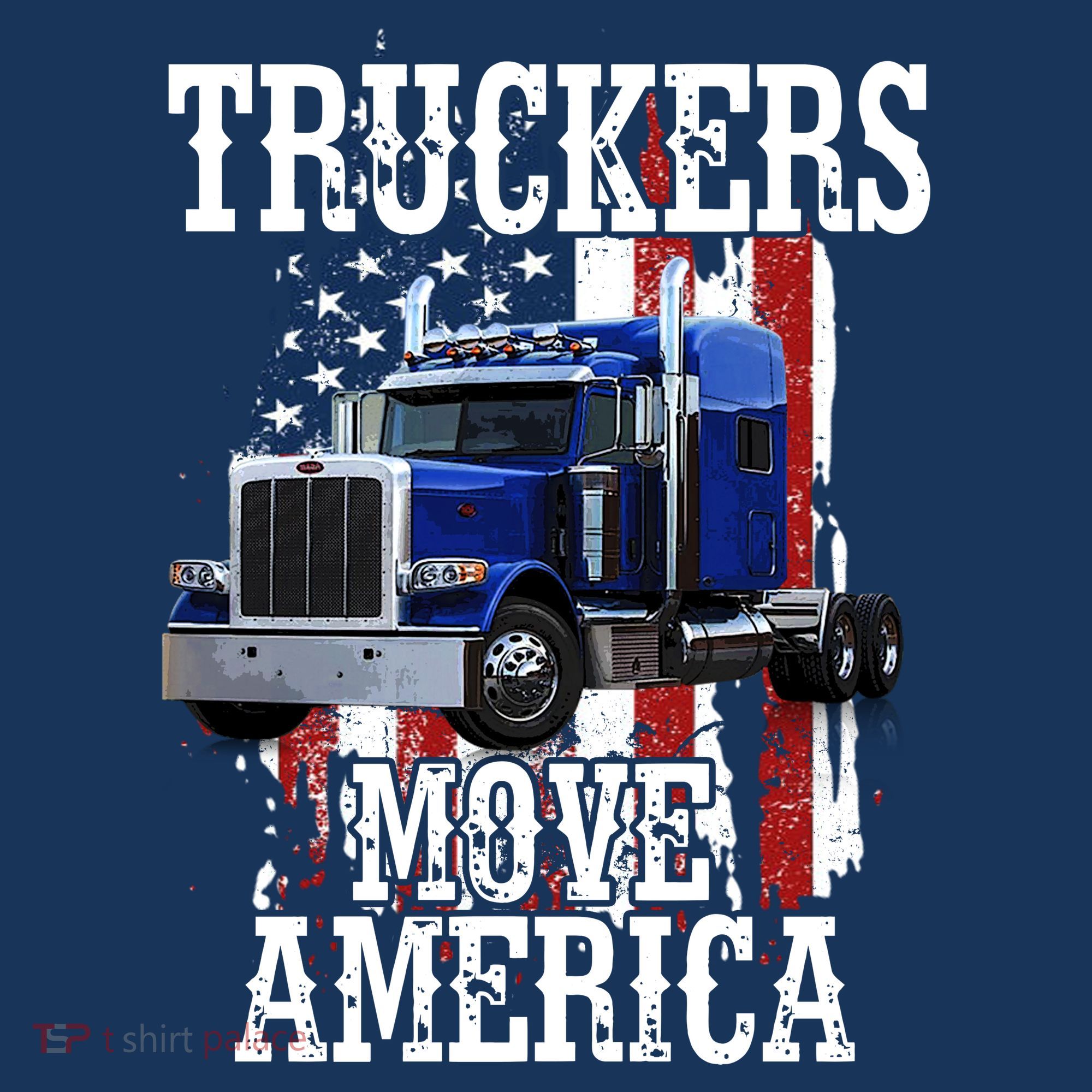 Move America Truckers USA Women's T-Shirt
