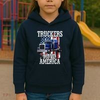 Move America Truckers USA Kids Hoodie thumb 3