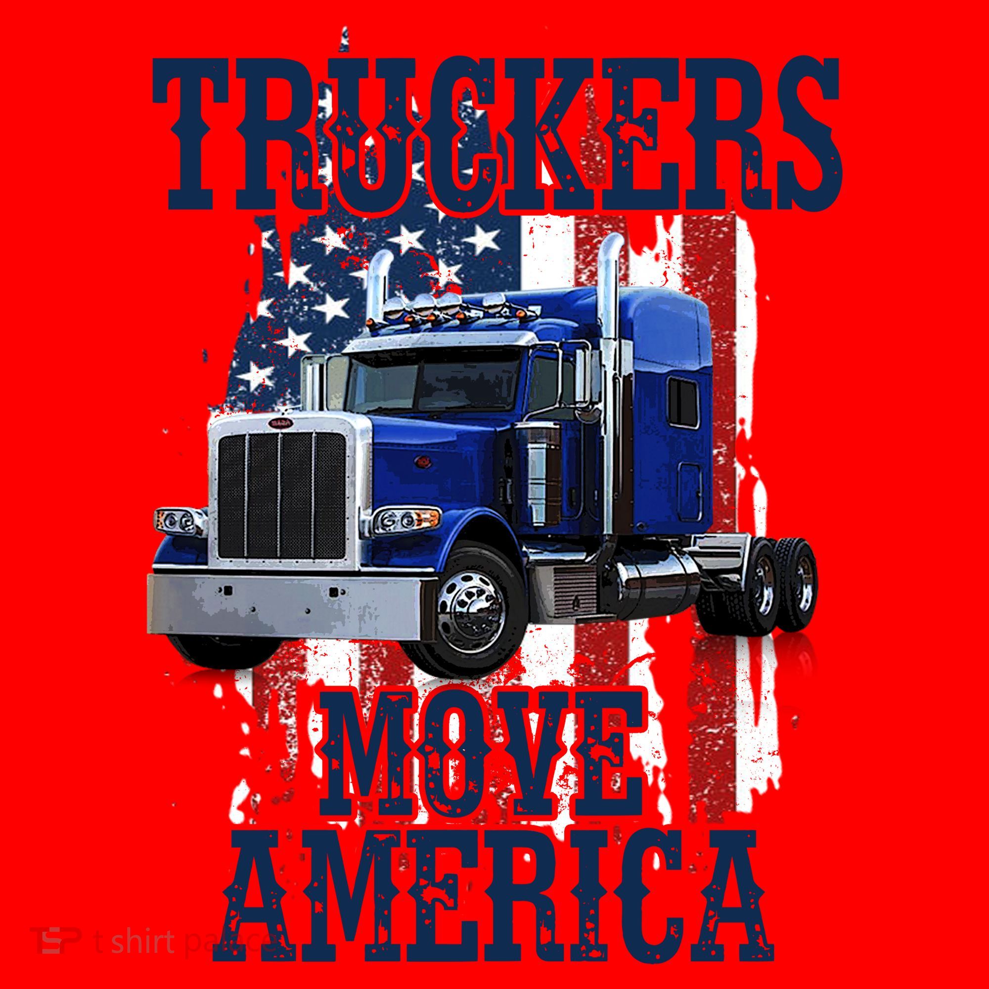 Move America Truckers USA Santa Hat