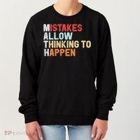 Mistakes Allow Thinking To Happen Math Teacher Math Amazon.com Women's Sweatshirt thumb 0