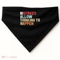 Mistakes Allow Thinking To Happen Math Teacher Math Amazon.com USA-Made Doggie Bandana thumb 0