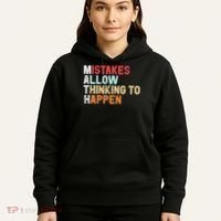 Mistakes Allow Thinking To Happen Math Teacher Math Amazon.com Hoodie thumb 5