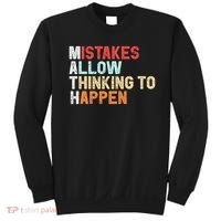 Mistakes Allow Thinking To Happen Math Teacher Math Amazon.com Sweatshirt thumb 0