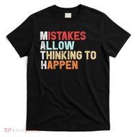 Mistakes Allow Thinking To Happen Math Teacher Math Amazon.com T-Shirt thumb 0