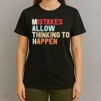 Mistakes Allow Thinking To Happen Math Teacher Math Amazon.com T-Shirt thumb 4