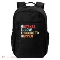 Mistakes Allow Thinking To Happen Math Teacher Math Amazon.com Backpack thumb 0