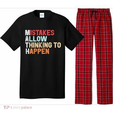 Mistakes Allow Thinking To Happen Math Teacher Math Amazon.com Pajama Set