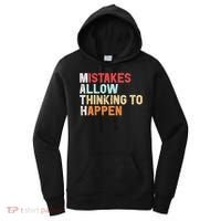 Mistakes Allow Thinking To Happen Math Teacher Math Amazon.com Women's Hoodie thumb 0