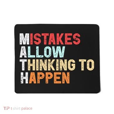 Mistakes Allow Thinking To Happen Math Teacher Math Amazon.com Mousepad