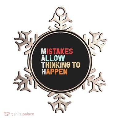 Mistakes Allow Thinking To Happen Math Teacher Math Amazon.com Ornament