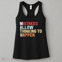 Mistakes Allow Thinking To Happen Math Teacher Math Amazon.com Women's Tank Top thumb 3