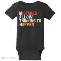 Mistakes Allow Thinking To Happen Math Teacher Math Amazon.com Baby Bodysuit thumb 0