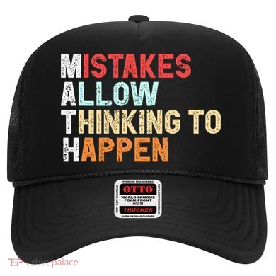 Mistakes Allow Thinking To Happen Math Teacher Math Amazon.com Hat