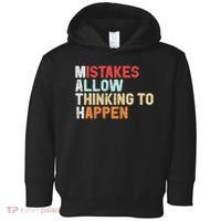 Mistakes Allow Thinking To Happen Math Teacher Math Amazon.com Toddler Hoodie thumb 0
