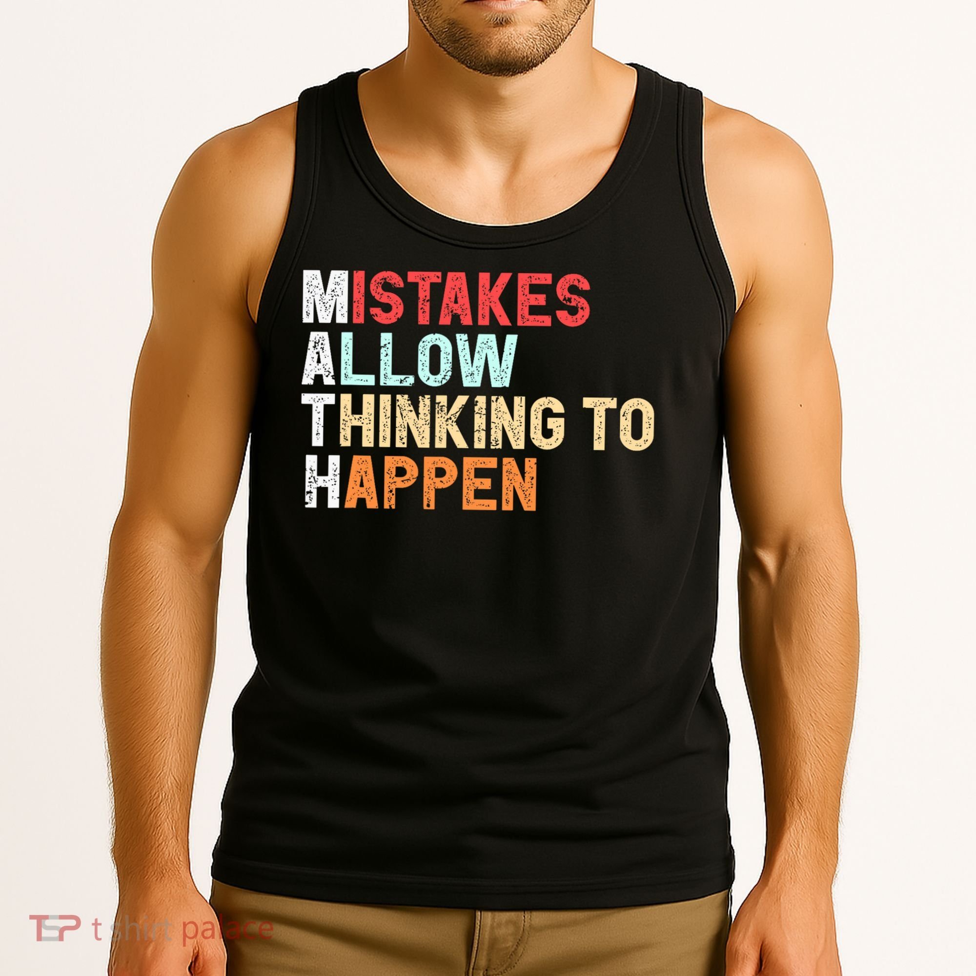 Mistakes Allow Thinking To Happen Math Teacher Math Amazon.com Tank Top