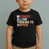 Mistakes Allow Thinking To Happen Math Teacher Math Amazon.com Toddler T-Shirt thumb 2