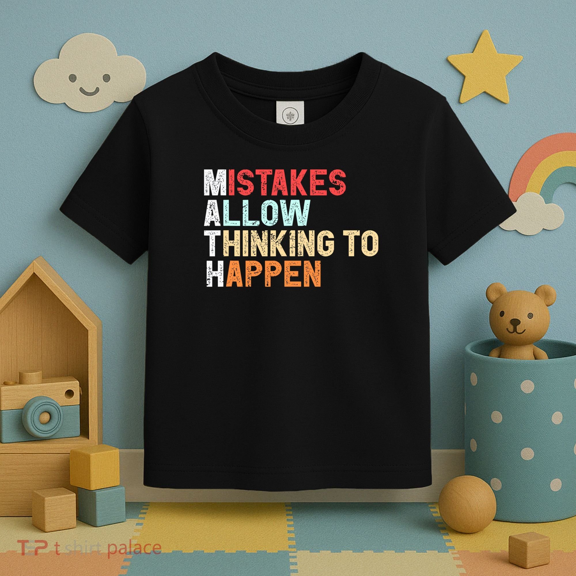 Mistakes Allow Thinking To Happen Math Teacher Math Amazon.com Toddler T-Shirt