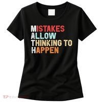 Mistakes Allow Thinking To Happen Math Teacher Math Amazon.com Women's T-Shirt thumb 0