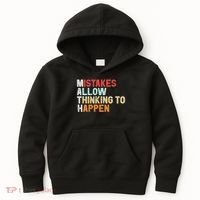 Mistakes Allow Thinking To Happen Math Teacher Math Amazon.com Kids Hoodie thumb 0