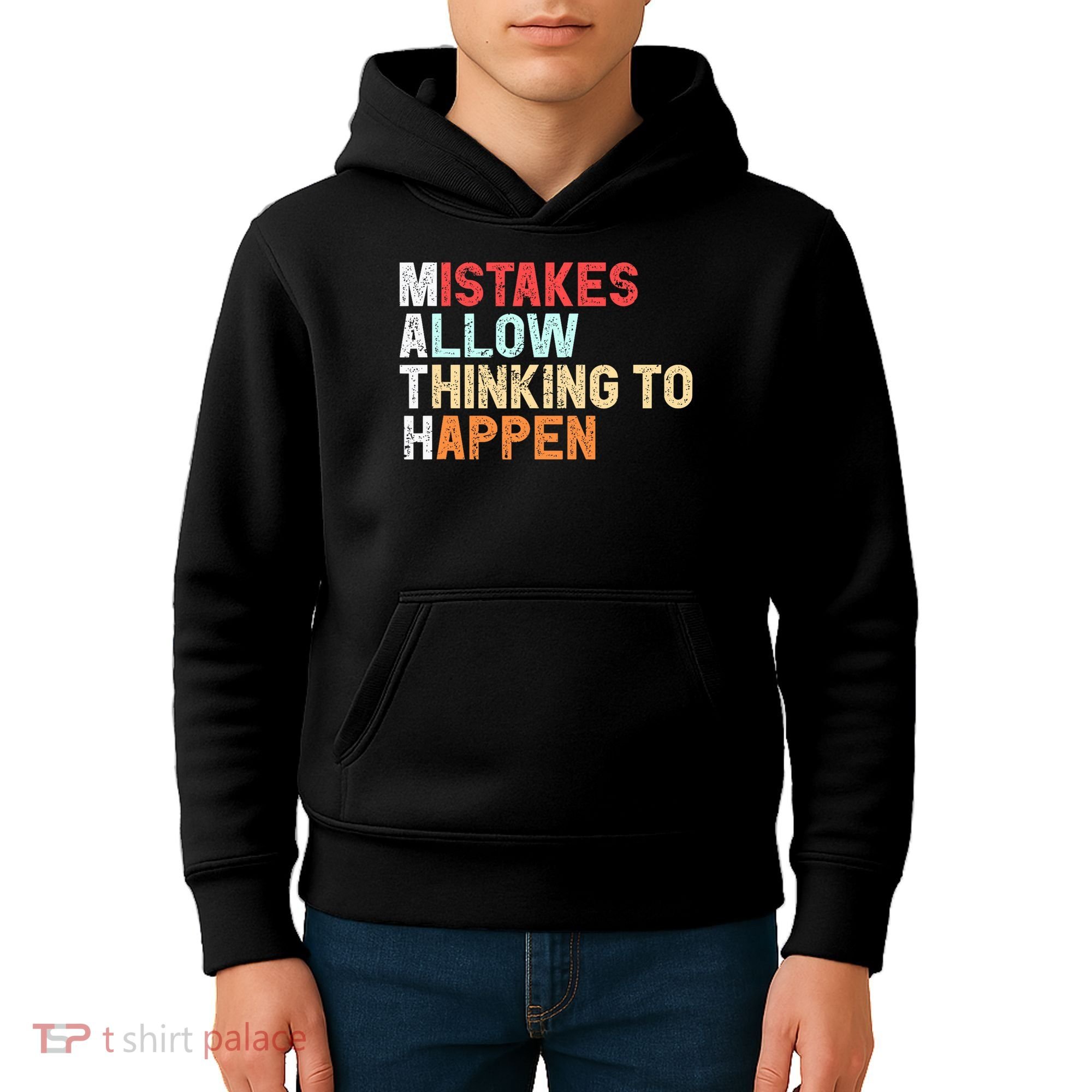 Mistakes Allow Thinking To Happen Math Teacher Math Amazon.com Kids Hoodie