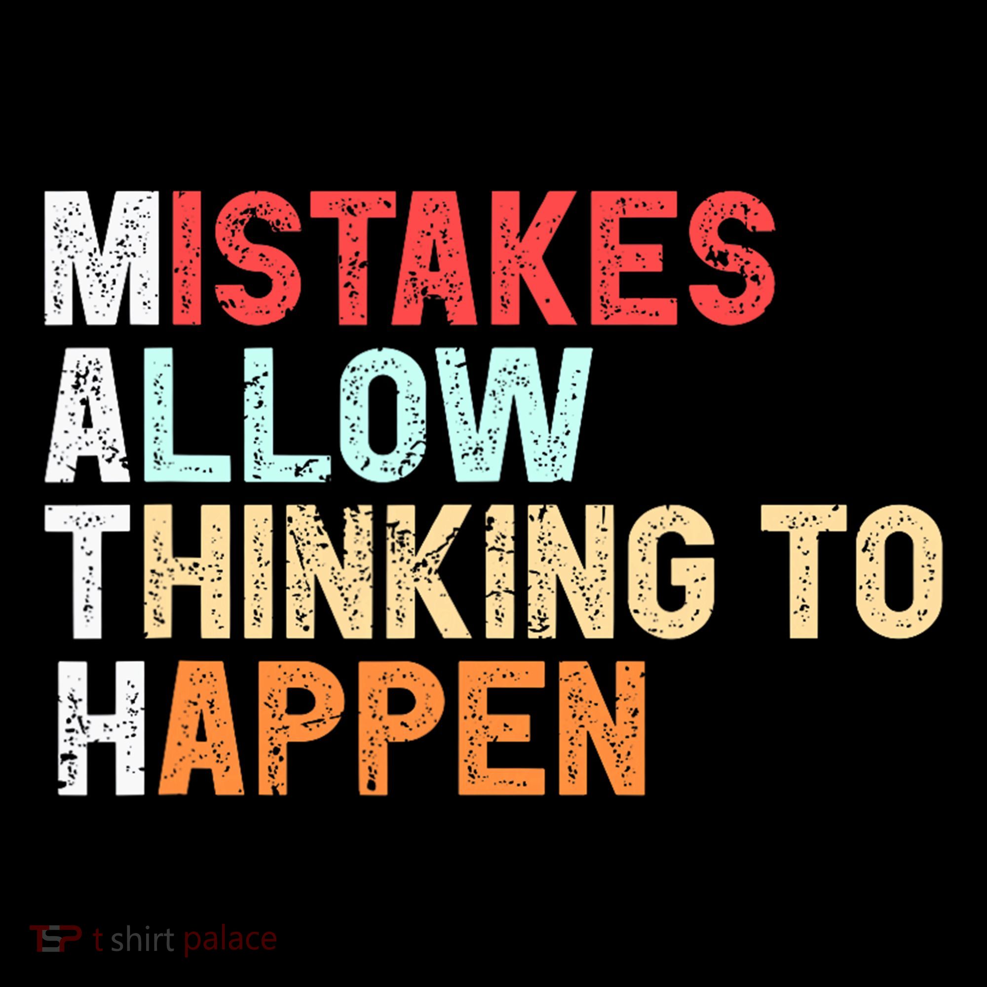 Mistakes Allow Thinking To Happen Math Teacher Math Amazon.com Kids Long Sleeve Shirt