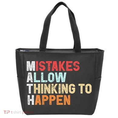 Mistakes Allow Thinking To Happen Math Teacher Math Amazon.com Tote Bag