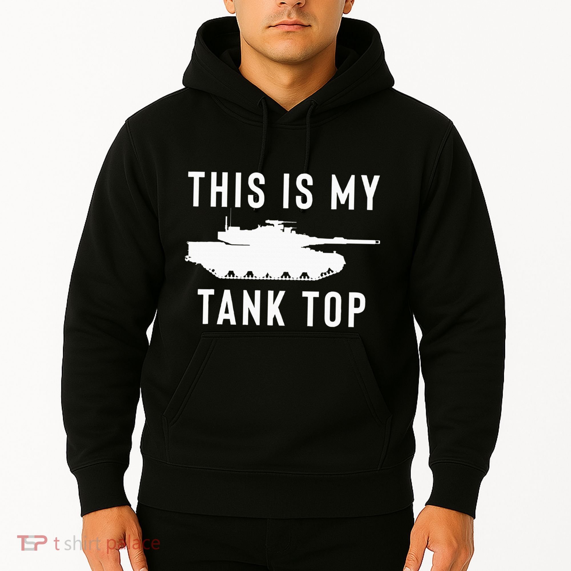 M1 Abrams Tank Funny Sarcastic Military Pun Gift Hoodie