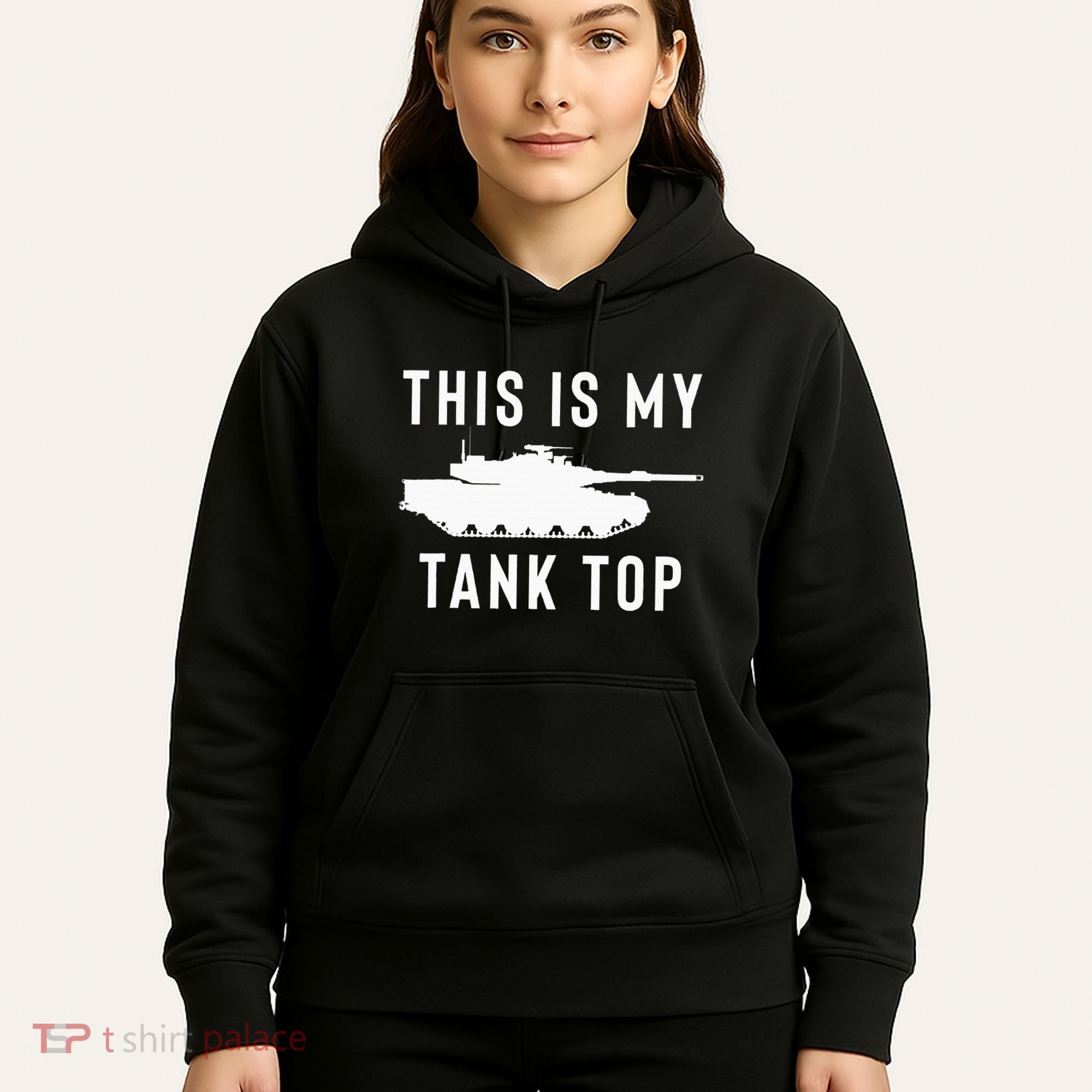 M1 Abrams Tank Funny Sarcastic Military Pun Gift Hoodie