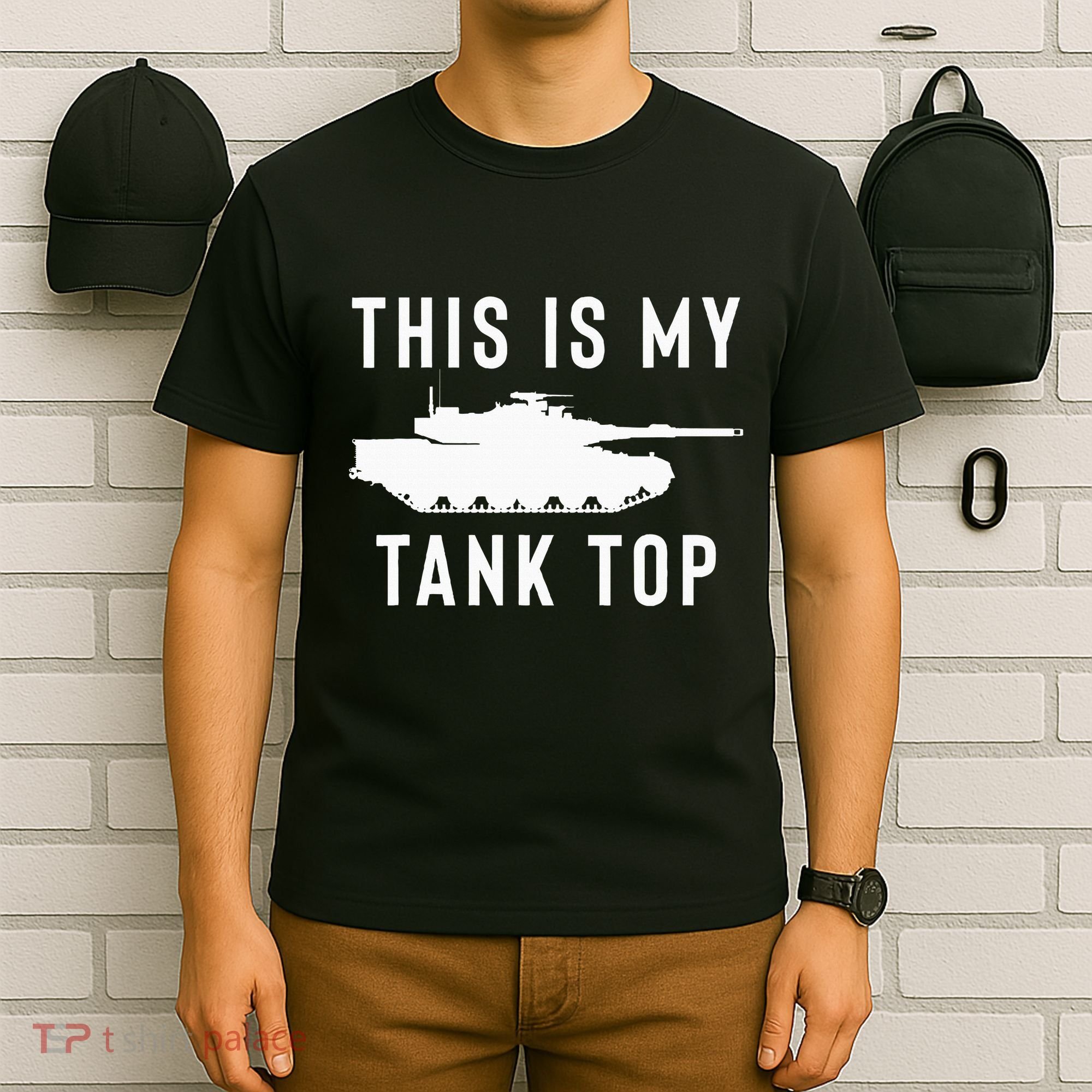 M1 Abrams Tank Funny Sarcastic Military Pun Gift T-Shirt