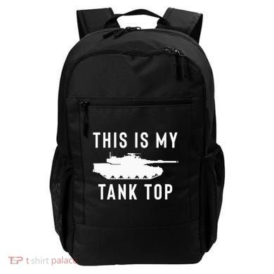 M1 Abrams Tank Funny Sarcastic Military Pun Gift Backpack
