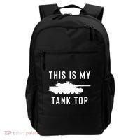 M1 Abrams Tank Funny Sarcastic Military Pun Gift Backpack thumb 0