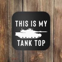M1 Abrams Tank Funny Sarcastic Military Pun Gift Coaster thumb 0