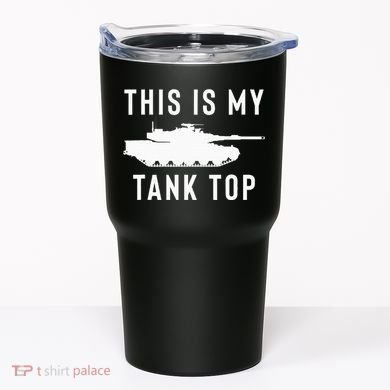 M1 Abrams Tank Funny Sarcastic Military Pun Gift Tumbler