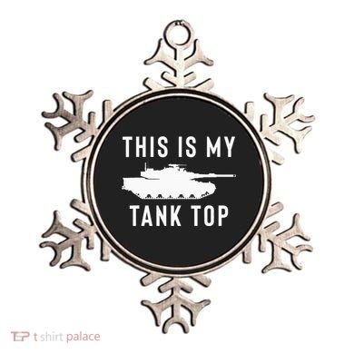 M1 Abrams Tank Funny Sarcastic Military Pun Gift Ornament