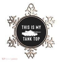 M1 Abrams Tank Funny Sarcastic Military Pun Gift Ornament thumb 0