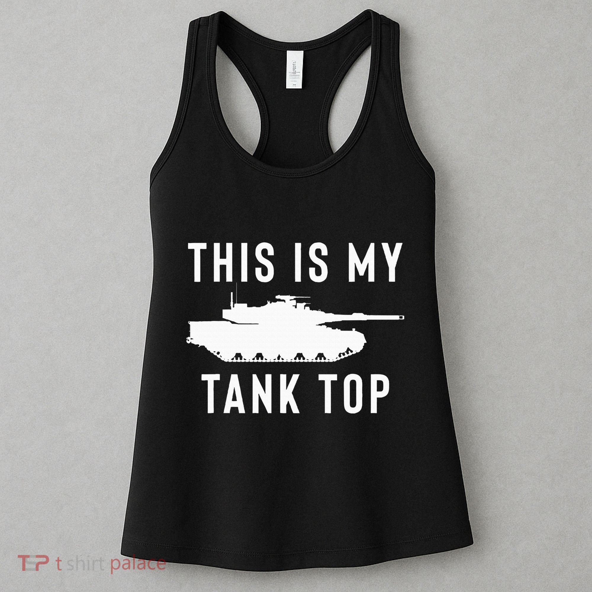 M1 Abrams Tank Funny Sarcastic Military Pun Gift Women's Tank Top