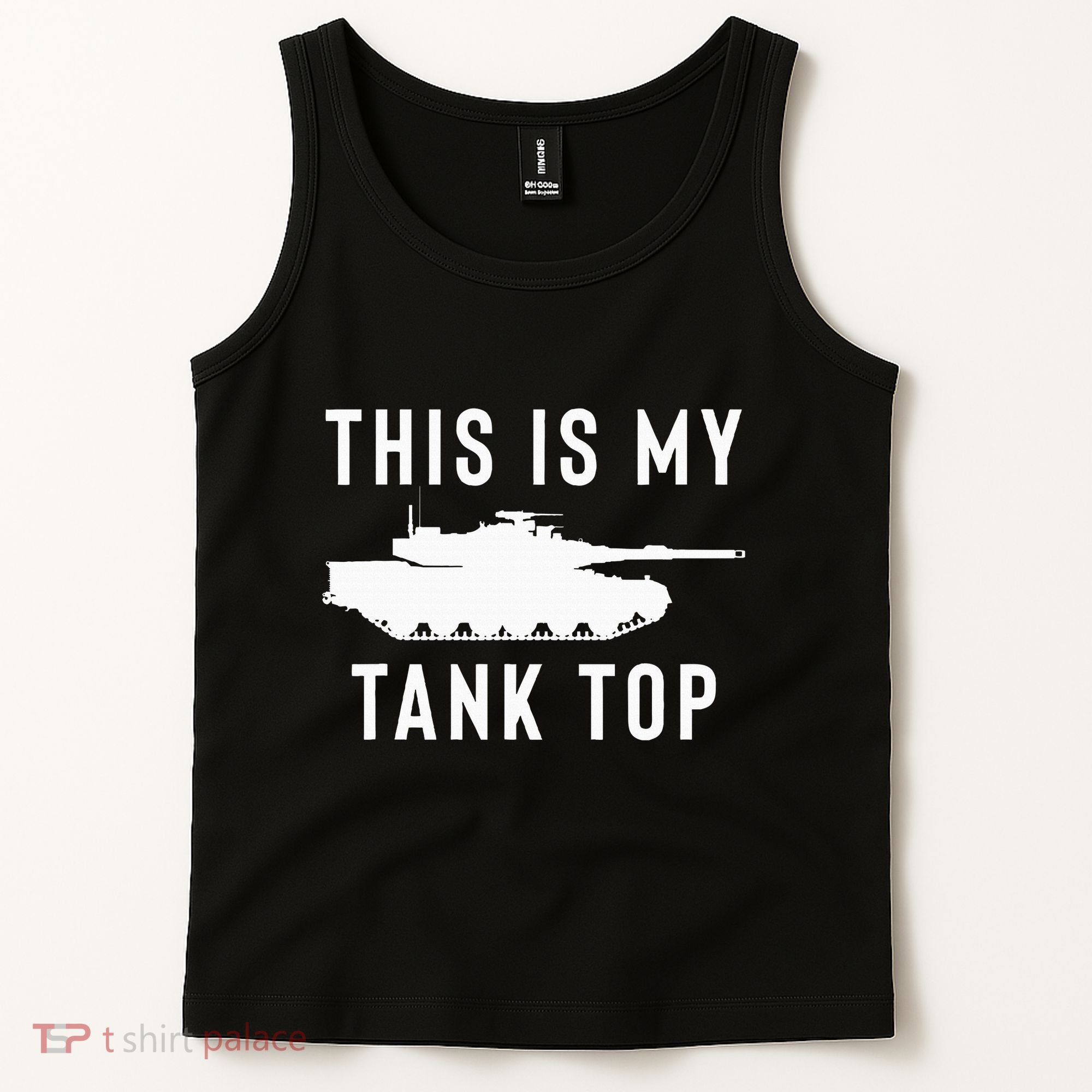 M1 Abrams Tank Funny Sarcastic Military Pun Gift Tank Top