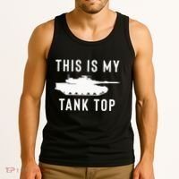 M1 Abrams Tank Funny Sarcastic Military Pun Gift Tank Top thumb 3