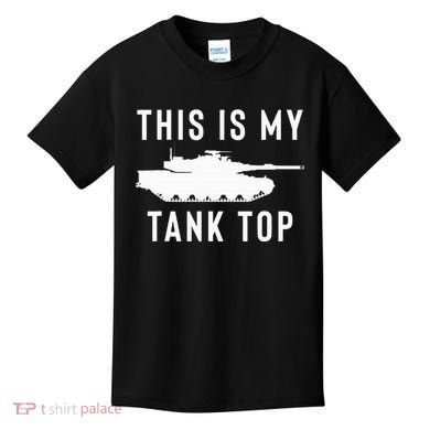 M1 Abrams Tank Funny Sarcastic Military Pun Gift Kids T-Shirt