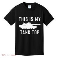 M1 Abrams Tank Funny Sarcastic Military Pun Gift Kids T-Shirt thumb 0