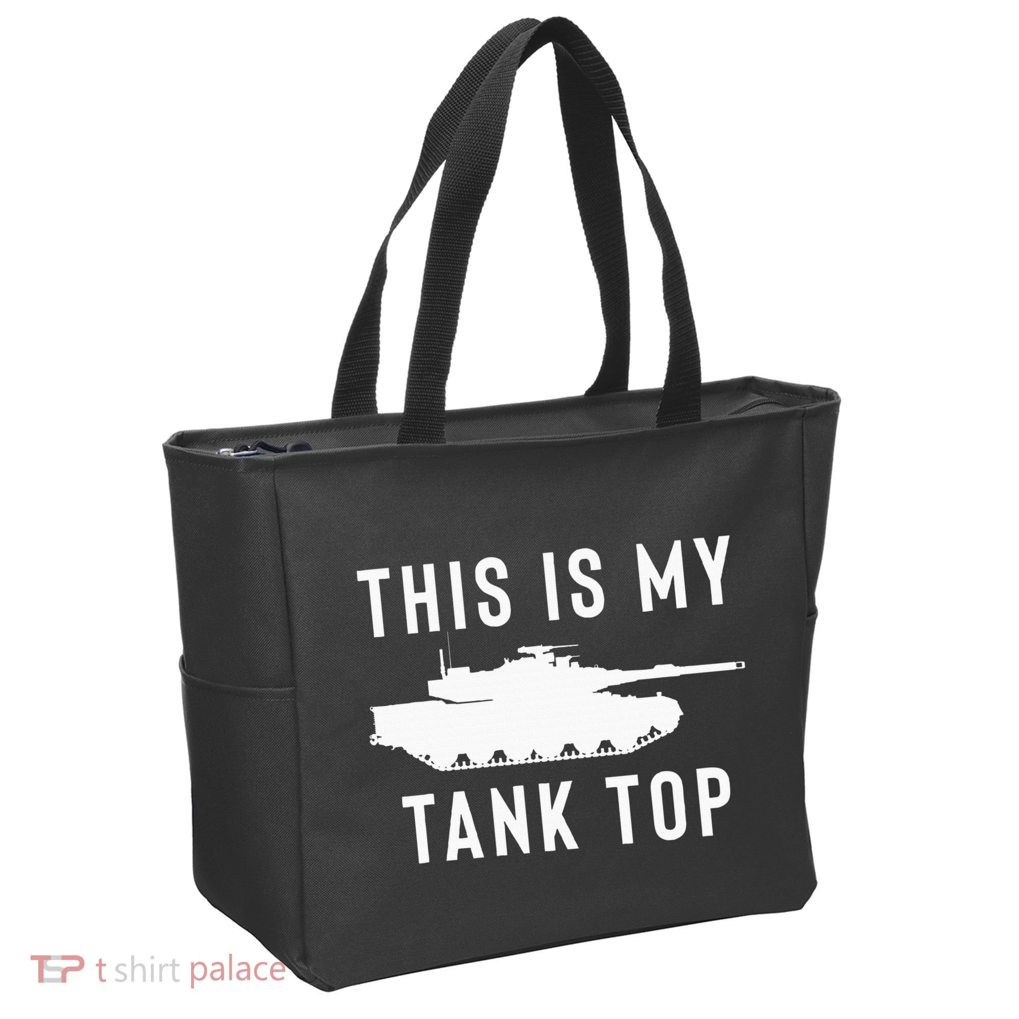 M1 Abrams Tank Funny Sarcastic Military Pun Gift Tote Bag