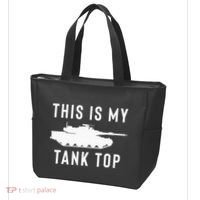 M1 Abrams Tank Funny Sarcastic Military Pun Gift Tote Bag thumb 3