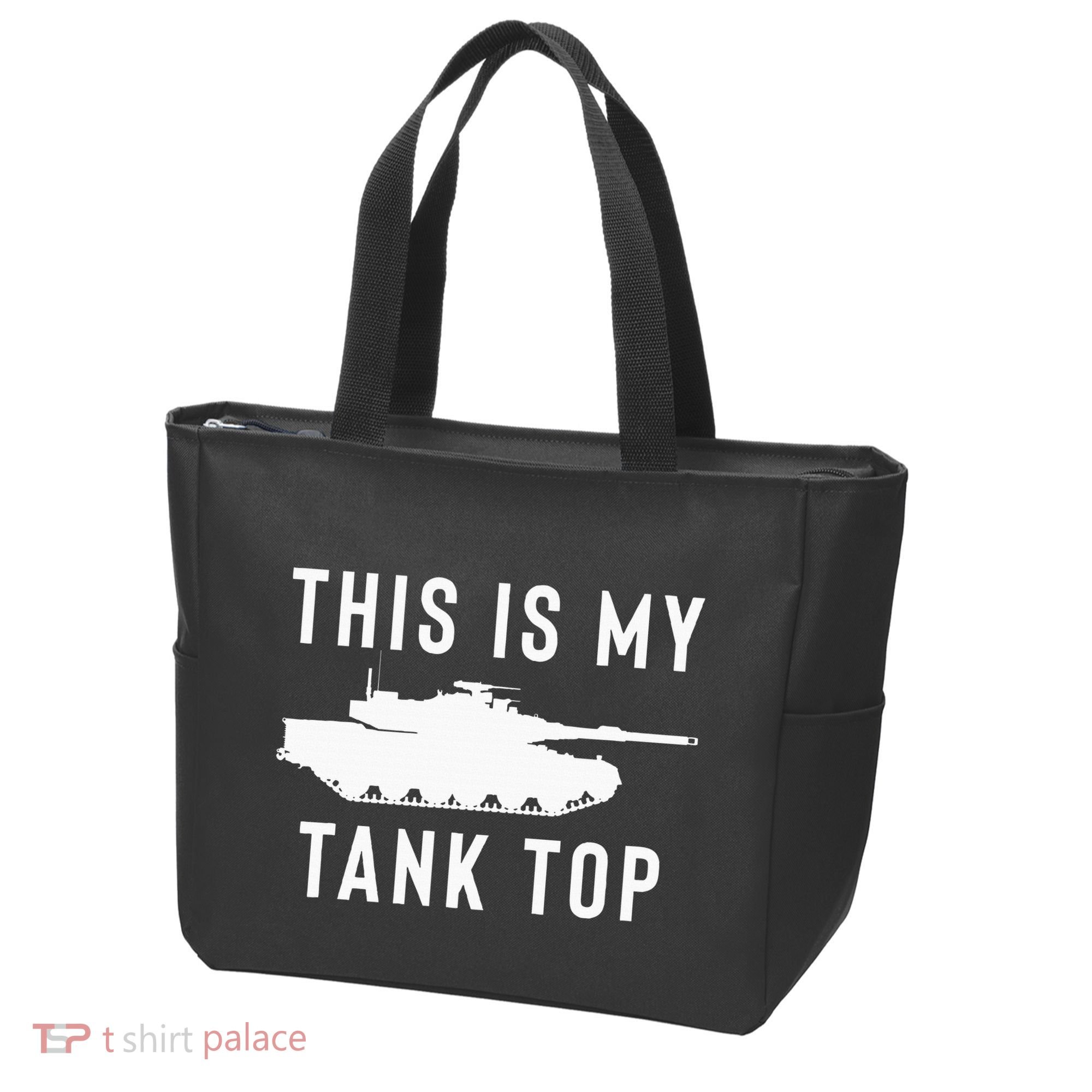 M1 Abrams Tank Funny Sarcastic Military Pun Gift Tote Bag