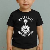 Millennial Anti Theft Device Funny Manual Transmission Toddler T-Shirt thumb 2