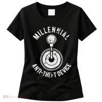 Millennial Anti Theft Device Funny Manual Transmission Women's T-Shirt thumb 0