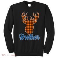 Matching Holiday Family Plaid Reindeer Brother Sweatshirt thumb 0